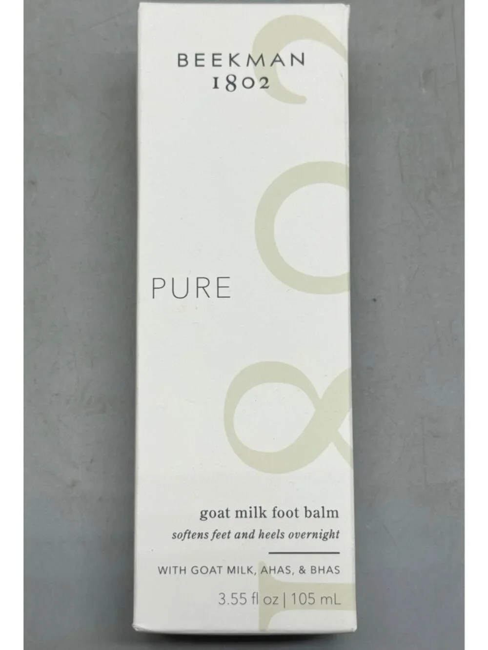 Beekman 1802 Pure Goat Milk Foot Balm 3.55 Fl Oz Softens Feet & Heels Overnight